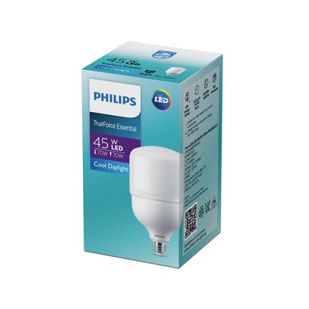 หลอด LED PHILIPS TRUE FORCE ESSENTIAL 45 วัตต์ DAYLIGHT E27_1