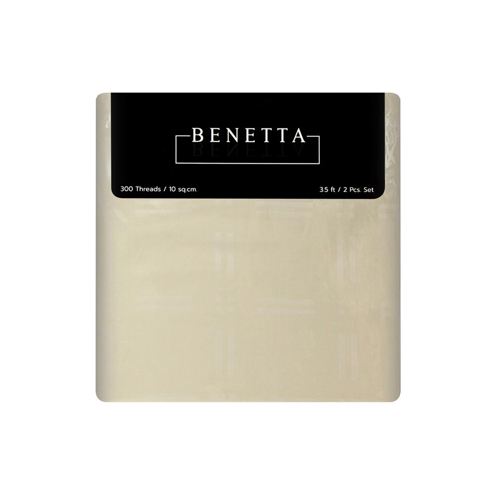 ชุดผ้าปูที่นอน 3.5 ฟุต (ชุด 2 ชิ้น) BENETTA LYOSOFT สี BEIGE