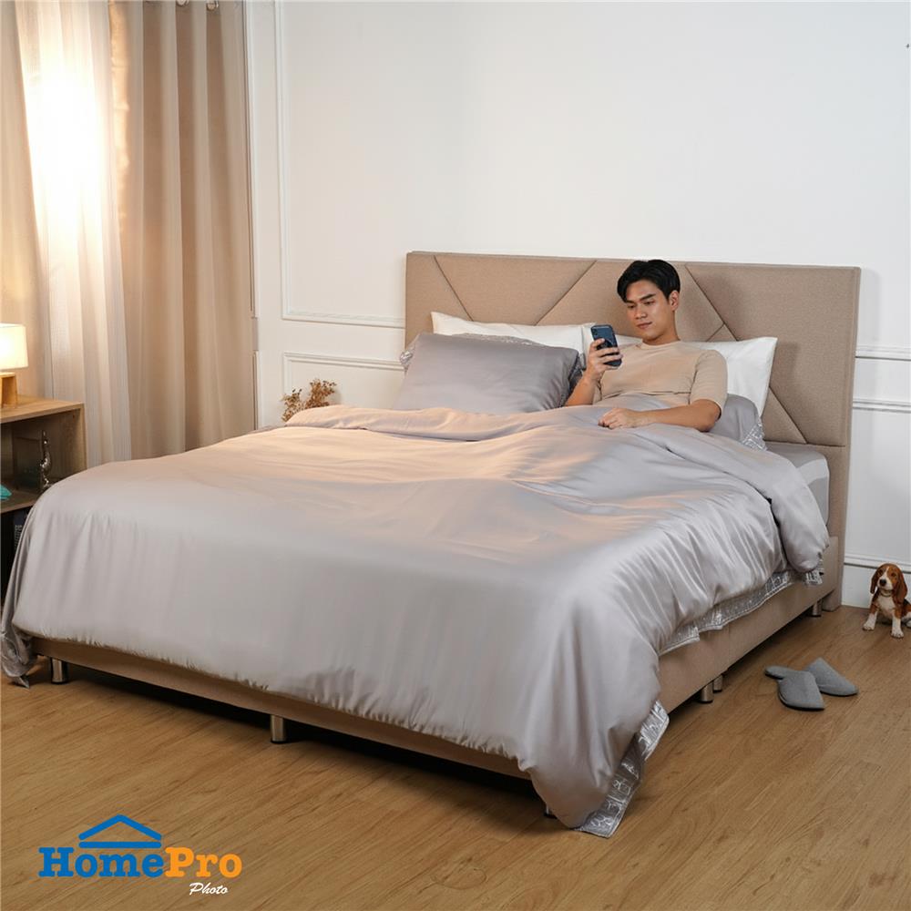 ปลอกผ้านวม BENETTA CLASSIC 100x90 นิ้ว สี GREY