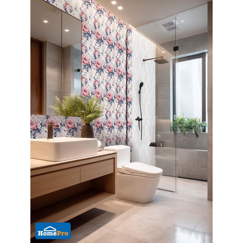 กระเบื้องผนัง 30x45 ซม. DURAGRES นาเดีย ฟลอร่า พิงค์ A 0.81 ตร.ม