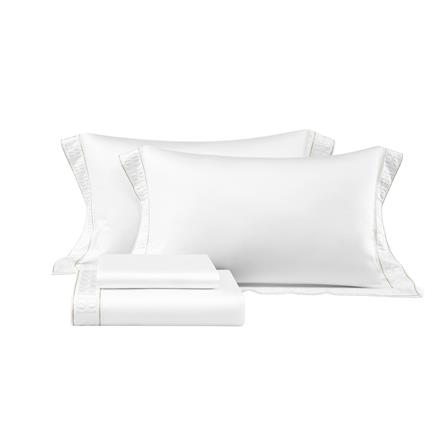 ชุดผ้าปูที่นอน 6 ฟุต (ชุด 3 ชิ้น) BENETTA CLASSIC สี WHITE_2