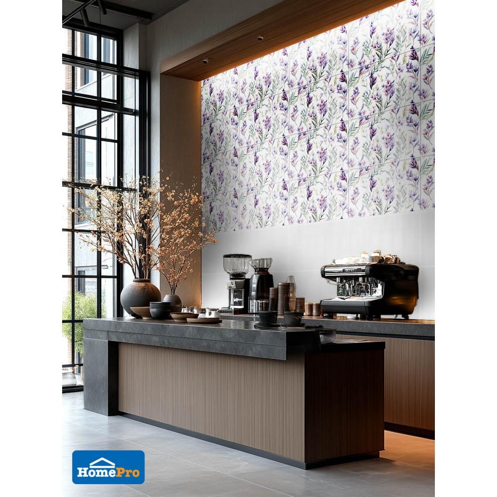 กระเบื้องผนัง 30x45 ซม. DURAGRES  มานูก้า ฟลอร่า ขาว A 0.81 ตร.ม.