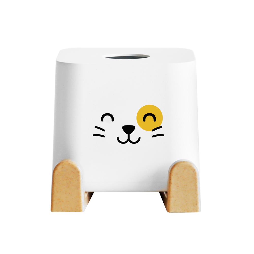 กล่องทิชชู่ MINIMAL SCULPT CAT SMILE
