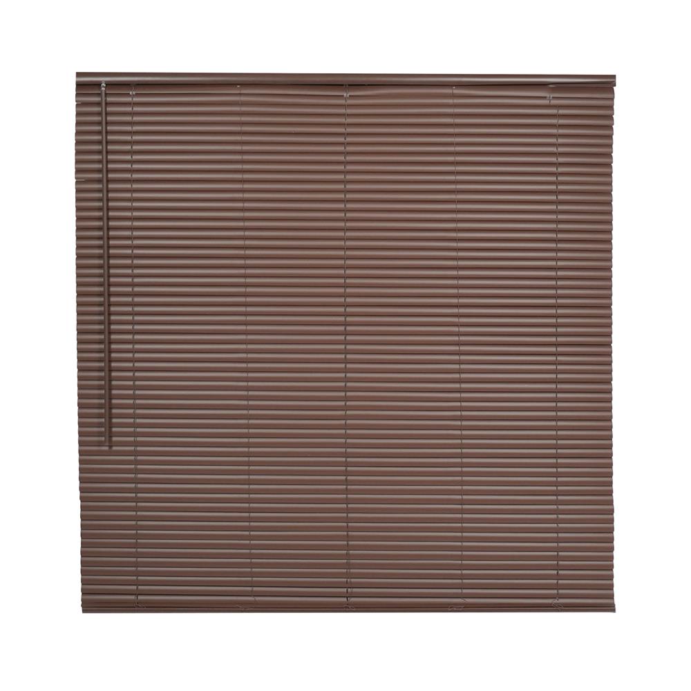 มู่ลี่ไวนิล HOME LIVING STYLE CORDLESS 120x130 ซม. สีน้ำตาลเข้ม