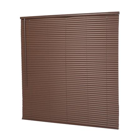 มู่ลี่ไวนิล HOME LIVING STYLE CORDLESS 120x130 ซม. สีน้ำตาลเข้ม_1