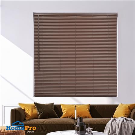 มู่ลี่ไวนิล HOME LIVING STYLE CORDLESS 120x130 ซม. สีน้ำตาลเข้ม_5