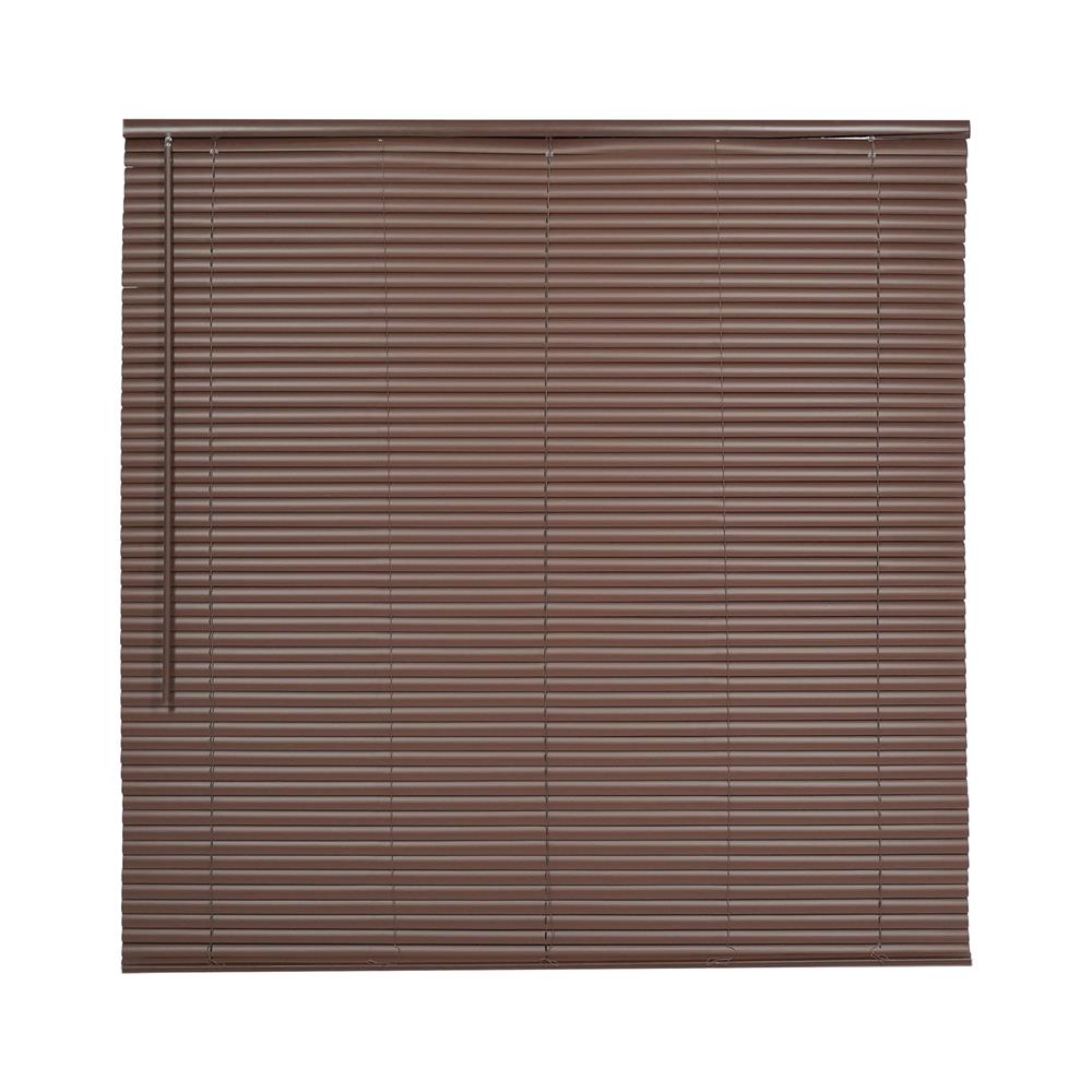 มู่ลี่ไวนิล HOME LIVING STYLE CORDLESS 120x160 ซม. สีน้ำตาลเข้ม