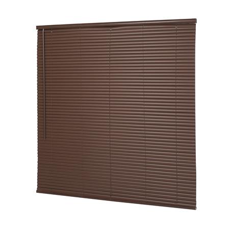 มู่ลี่ไวนิล HOME LIVING STYLE CORDLESS 120x160 ซม. สีน้ำตาลเข้ม_1