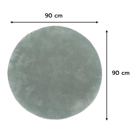 พรม HOME LIVING STYLE TEDDY 90x90 ซม. สีเขียว_9