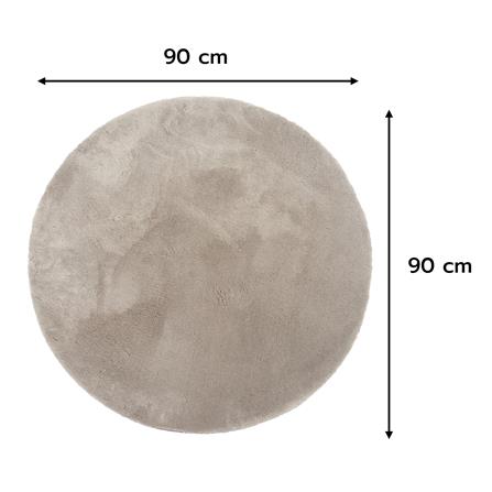 พรม HOME LIVING STYLE TEDDY 90x90 ซม. สีน้ำตาล_9