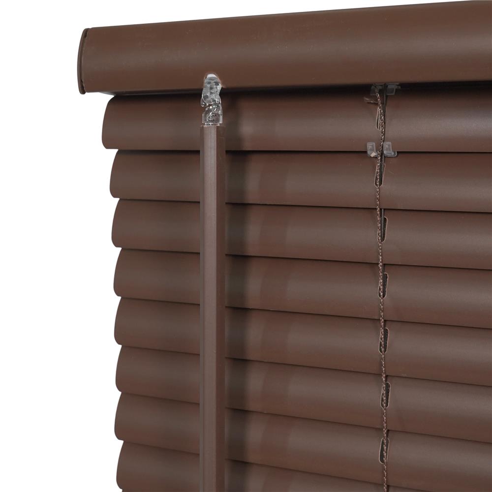 มู่ลี่ไวนิล HOME LIVING STYLE CORDLESS 90x160 ซม. สีน้ำตาลเข้ม