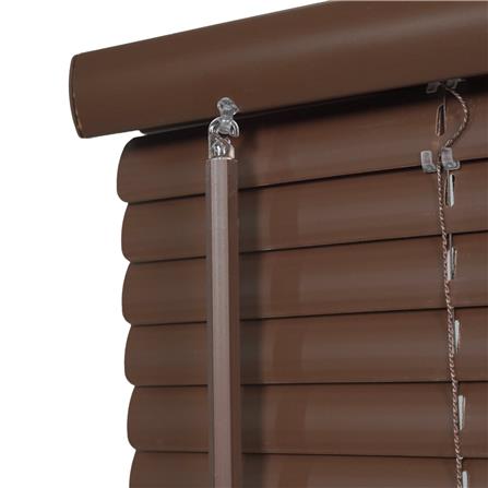 มู่ลี่ไวนิล HOME LIVING STYLE CORDLESS 155x130 ซม. สีน้ำตาลเข้ม_3