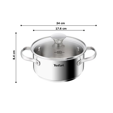 หม้อต้มพร้อมฝาแก้ว 16 ซม. TEFAL MINIS INOX-STAINLESS STEEL IH_3