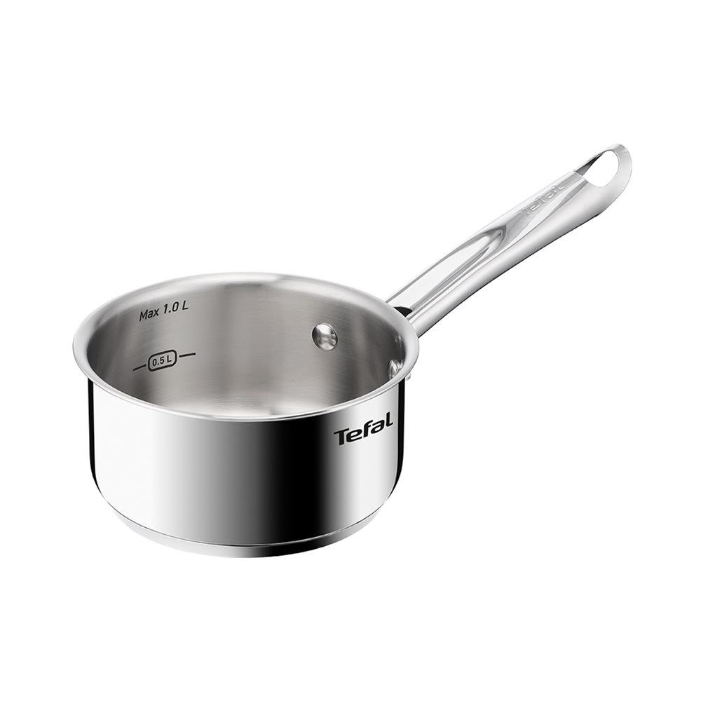 หม้อด้ามพร้อมฝาแก้ว 14 ซม. TEFAL MINIS INOX-STAINLESS STEEL IH