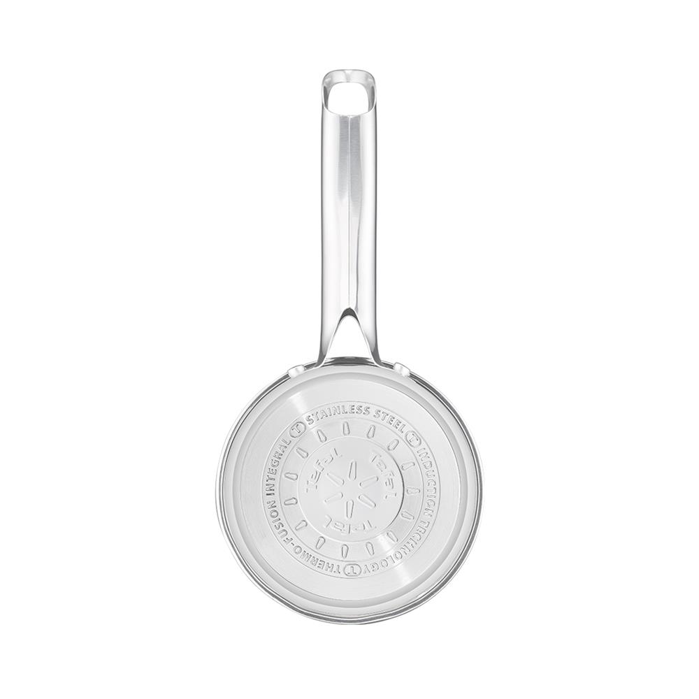 หม้อด้ามพร้อมฝาแก้ว 14 ซม. TEFAL MINIS INOX-STAINLESS STEEL IH