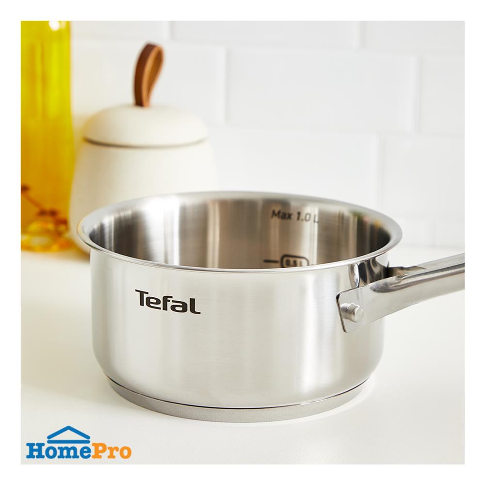 หม้อด้ามพร้อมฝาแก้ว 14 ซม. TEFAL MINIS INOX-STAINLESS STEEL IH