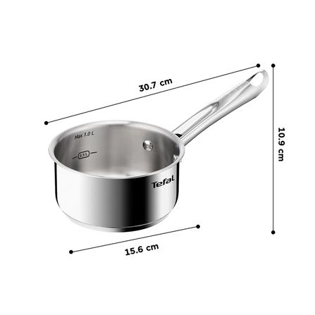 หม้อด้ามพร้อมฝาแก้ว 14 ซม. TEFAL MINIS INOX-STAINLESS STEEL IH_4