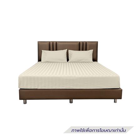 ผ้าปูที่นอน PICASSO COTTON STRIPE 630TC 42x78 นิ้ว สี CREAM_1