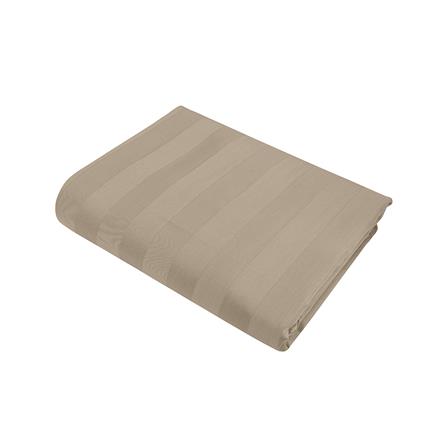 ผ้าปูที่นอน PICASSO COTTON STRIPE 630TC 72x78 นิ้ว สี BROWN_2