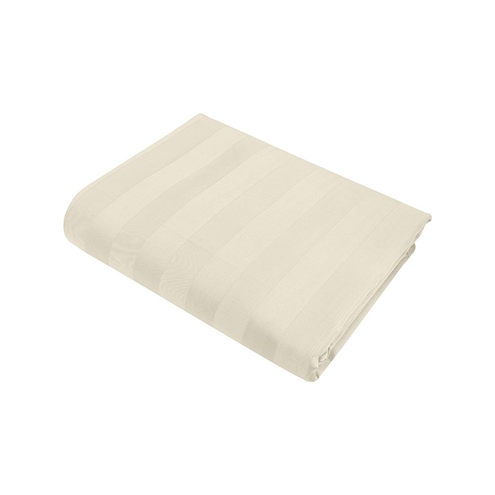ผ้าปูที่นอน PICASSO COTTON STRIPE 630TC 60x78 นิ้ว สี CREAM