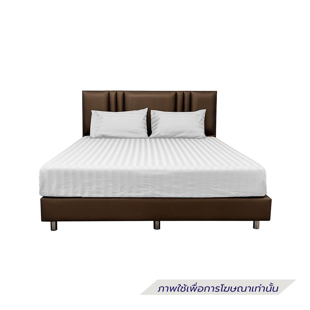 ผ้าปูที่นอน PICASSO COTTON STRIPE 760TC 60x78 นิ้ว สี WHITE