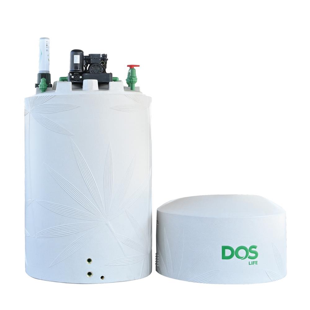 ถังเก็บน้ำ DOS WATER PAC NSN 1000 ลิตร+ปั๊ม MITSUBISHI EP355R2 350 วัตต์+เครื่องกรองน้ำใช้ DUPONT สีเทากราเซียร์