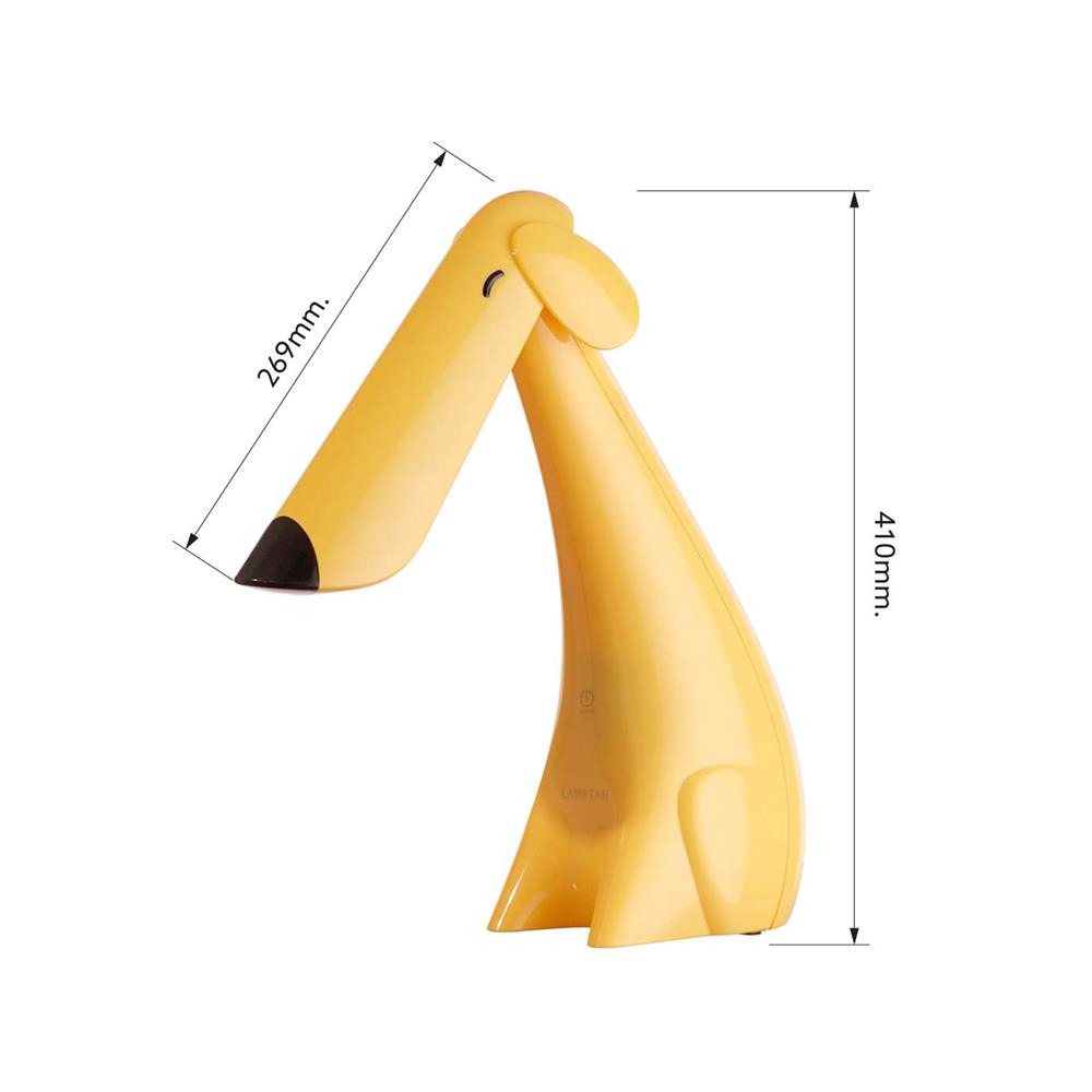 ไฟอ่านหนังสือ LED LAMPTAN PUPPY 8 วัตต์ COOL WHITE สีเหลือง/ดำ
