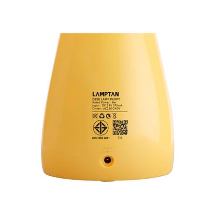 ไฟอ่านหนังสือ LED LAMPTAN PUPPY 8 วัตต์ COOL WHITE สีเหลือง/ดำ_10