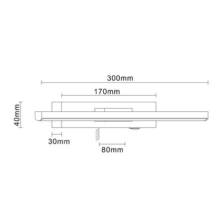 ไฟกิ่งภายใน LED CARINI MD008-3676 WH  5 วัตต์ DAYLIGHT/COOL WHITE/WARM WHITE สีขาว 1 หัว_5