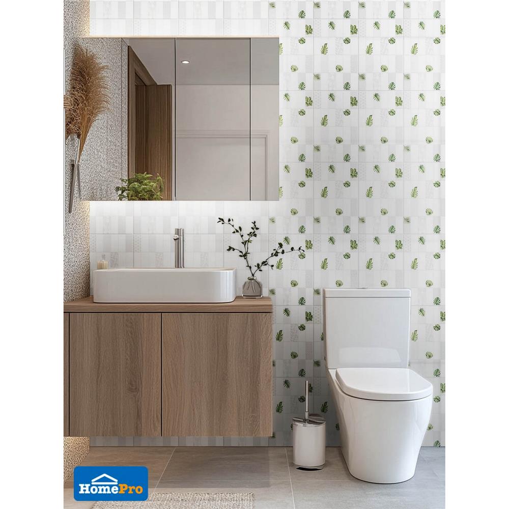 กระเบื้องผนัง 25x40 ซม. ภูผา อัลเทีย ไวท์ A 1 ตร.ม.