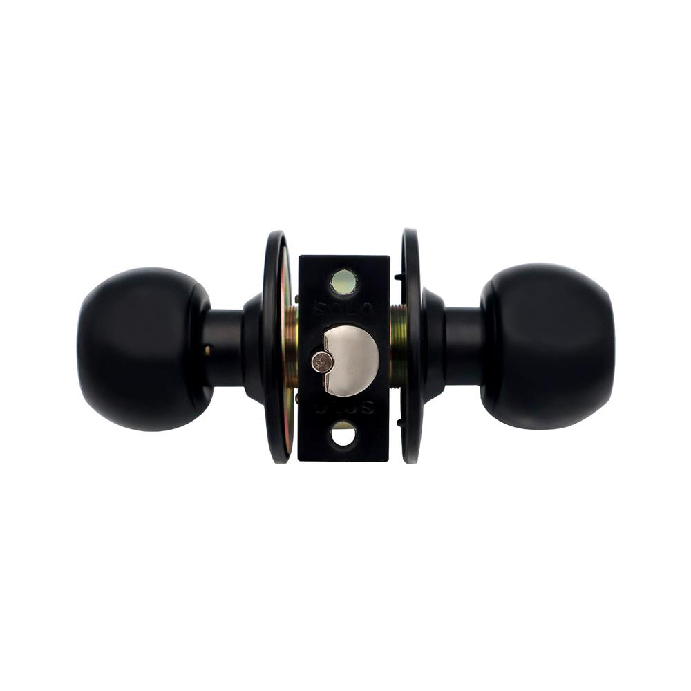 ลูกบิดทั่วไป SOLO 94 D-86 BP หัวกลม สีดำ