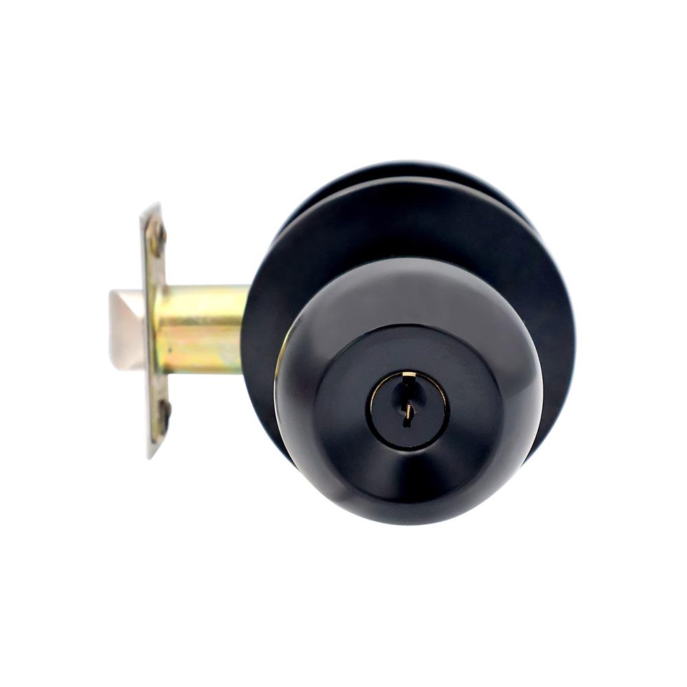 ลูกบิดทั่วไป SOLO 94 D-86 BP หัวกลม สีดำ