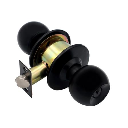 ลูกบิดทั่วไป SOLO 94 D-86 BP หัวกลม สีดำ_2