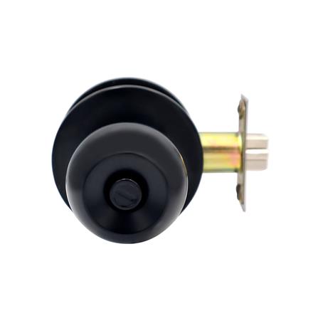 ลูกบิดทั่วไป SOLO 94 D-86 BP หัวกลม สีดำ_3