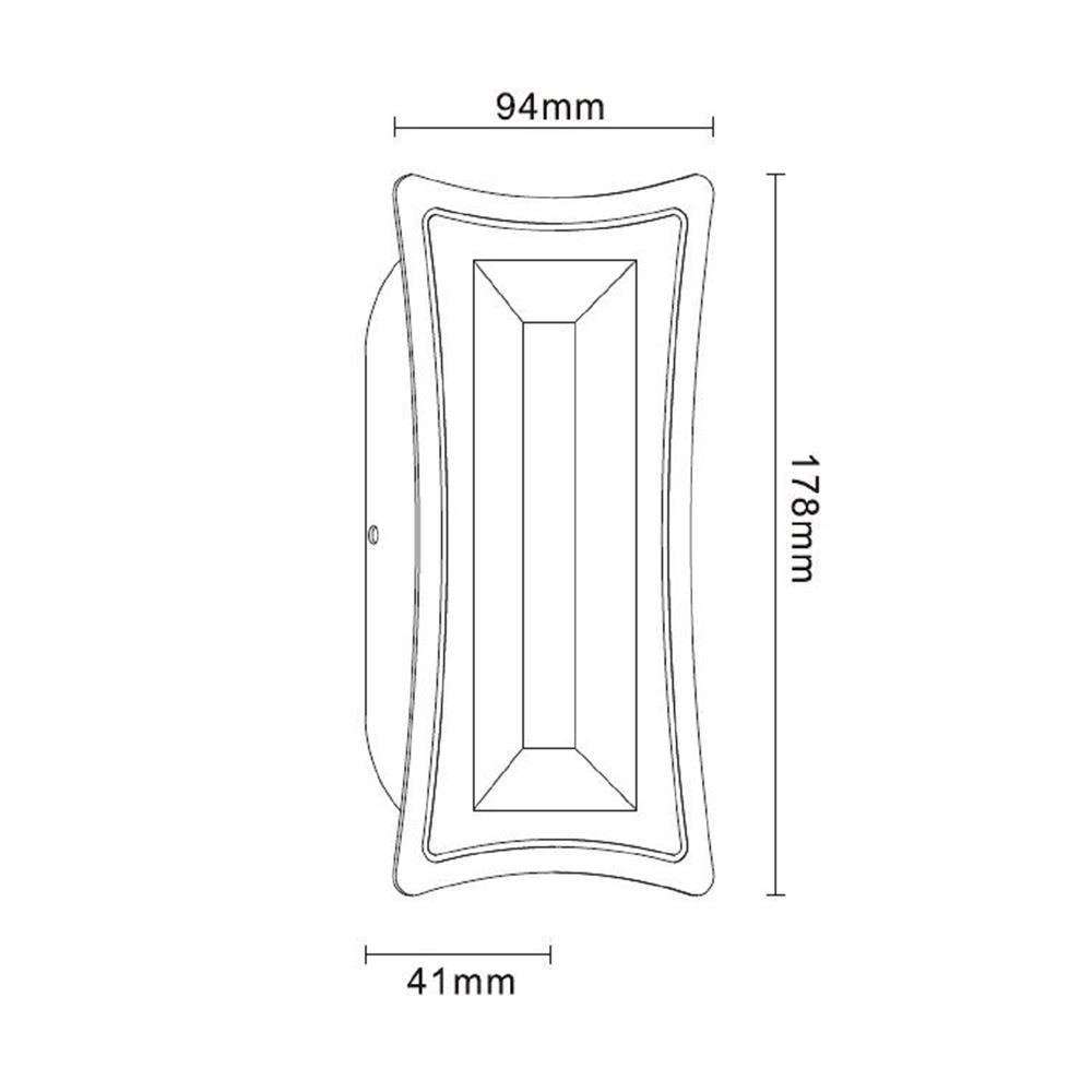 ไฟกิ่งภายใน LED CARINI MD008-3608 BK 5 วัตต์ DAYLIGHT สีดำ/ขาว 1 หัว