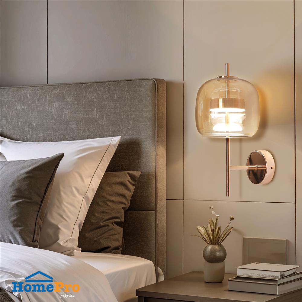 ไฟกิ่งภายใน LED MD008-3660(8W) 8 วัตต์ DAYLIGHT/COOL WHITE/WARM WHITE สีน้ำตาล/ทอง 1 หัว