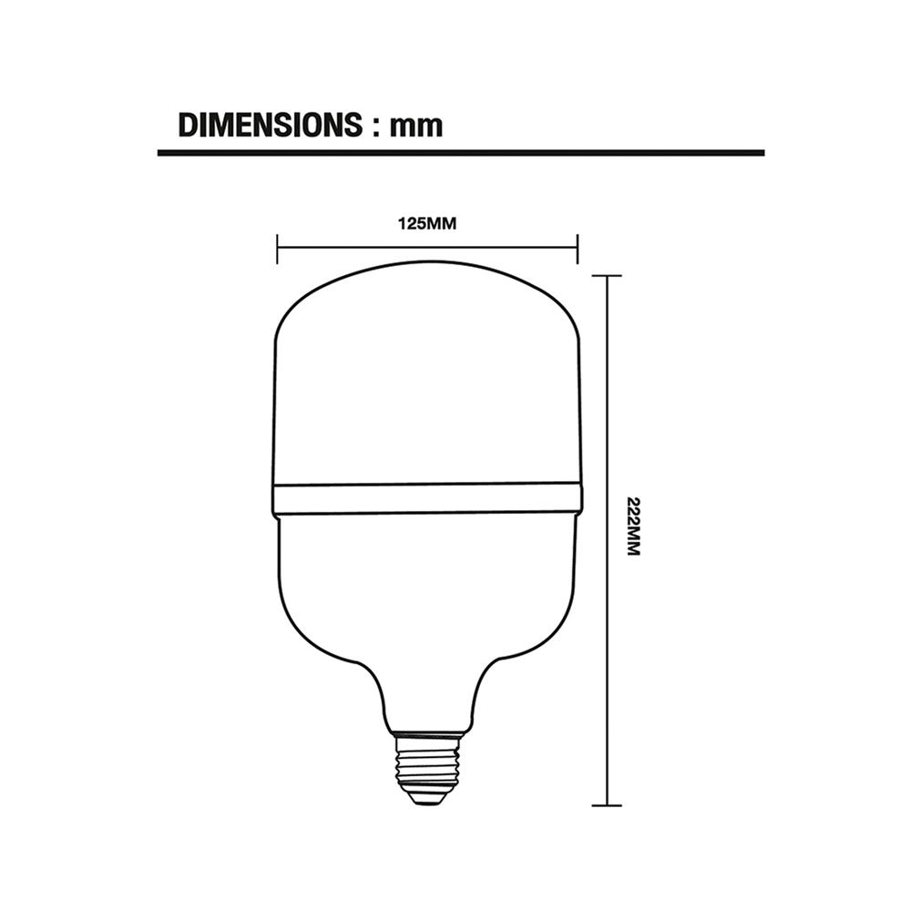 หลอด LED BEC ANTI-MOSQUITO 50 วัตต์ แสงสีส้ม E27