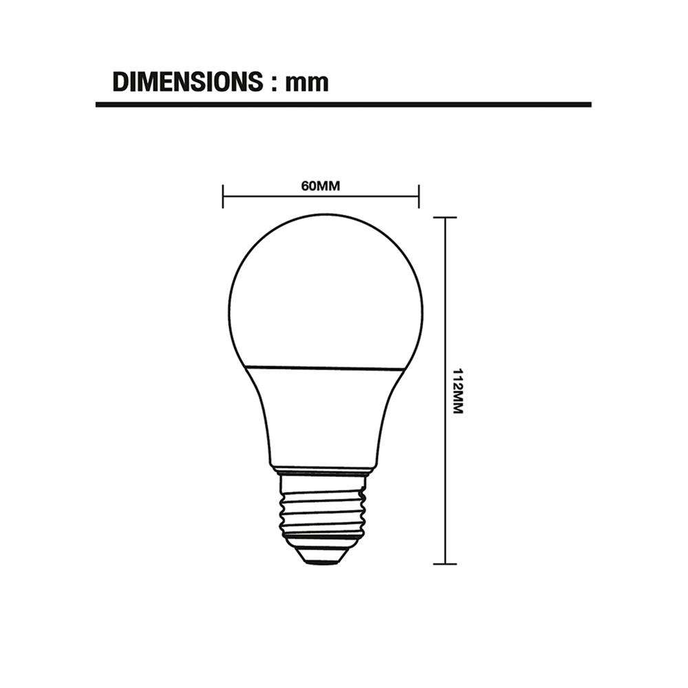 หลอด LED BEC ANTI-MOSQUITO 9 วัตต์ แสงสีเหลือง E27