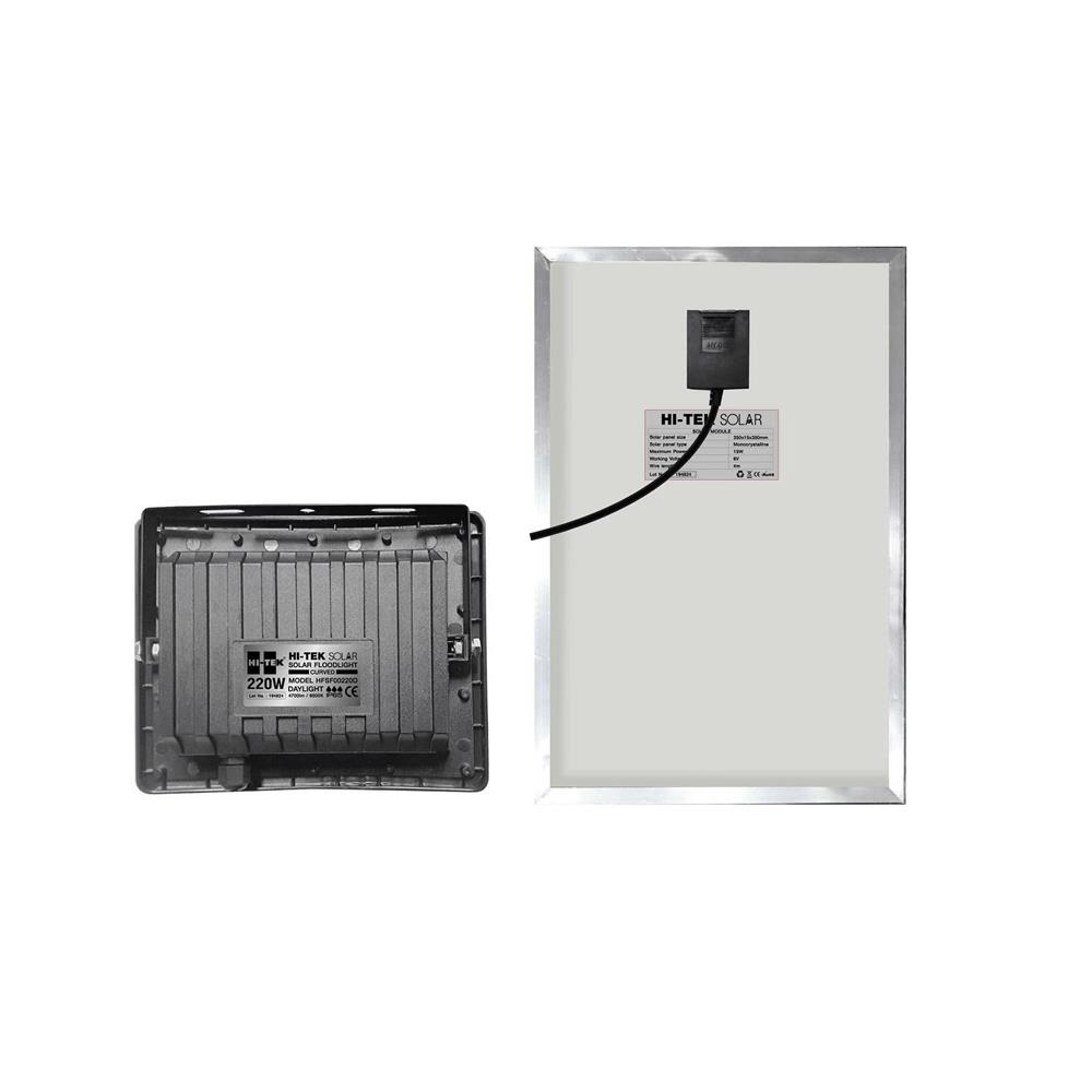 สปอตไลท์ SOLAR HI-TEK HFSF220W 220 วัตต์ DAYLIGHT สีดำ (1 แถม 1)