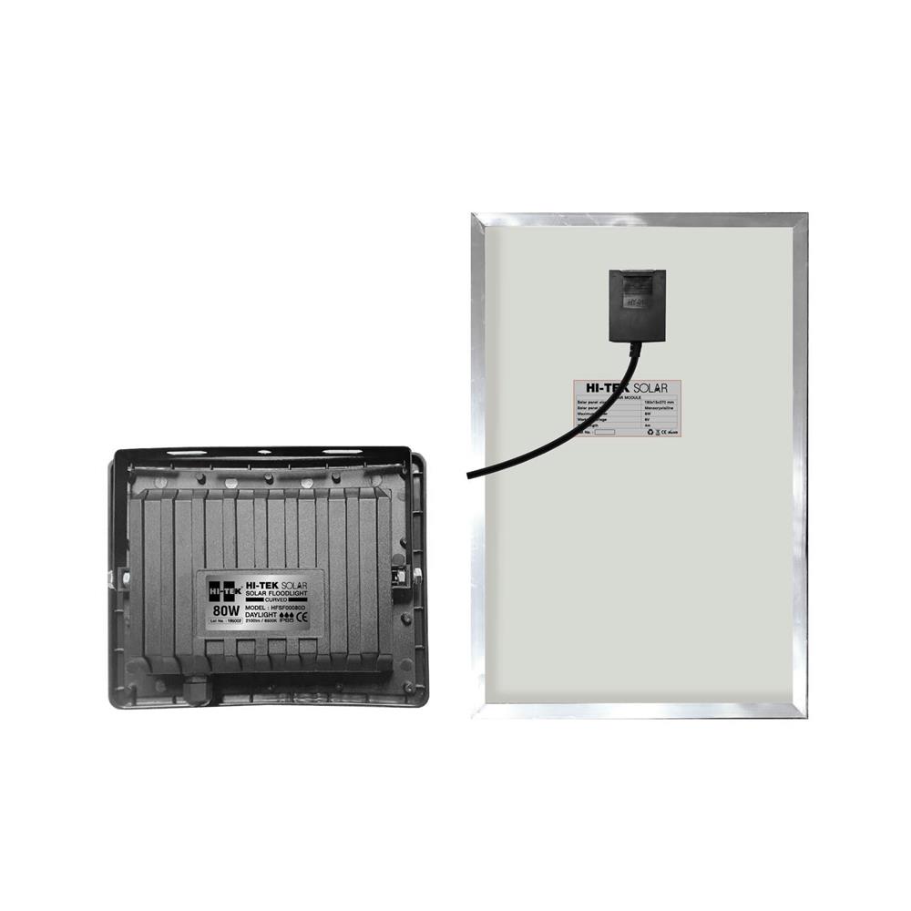 สปอตไลท์ SOLAR HI-TEK HFSF80W 80 วัตต์ DAYLIGHT สีดำ (1 แถม 1)