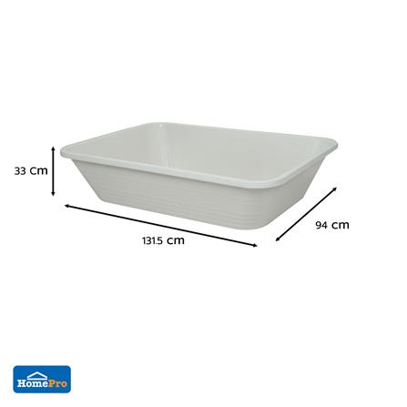 อ่างเปลไนลอนเหลี่ยม MATALL 240 ลิตร สีเบจ_5