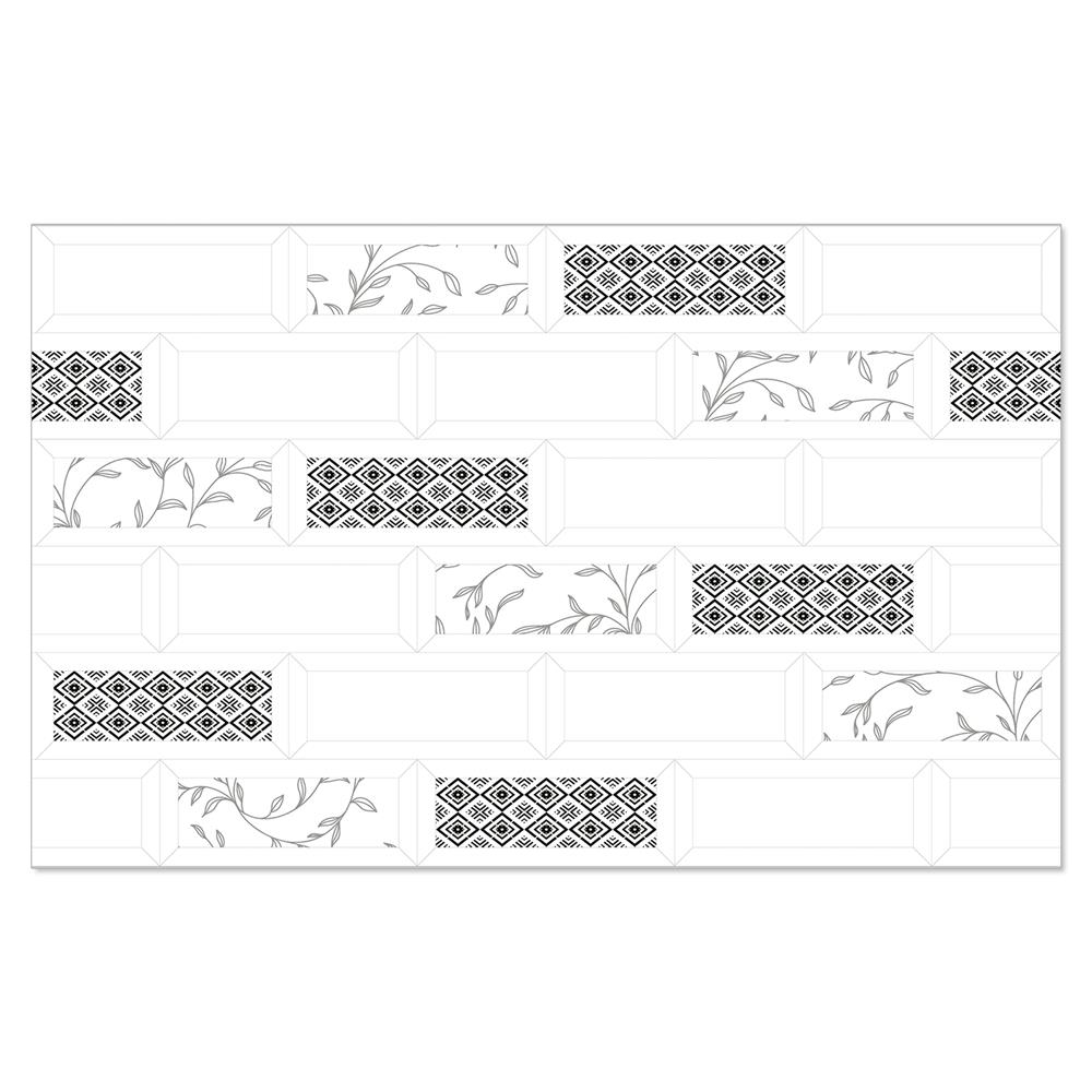 กระเบื้องผนัง 25x40 ซม. ภูผา เดนิส ไวท์ A 1 ตร.ม.