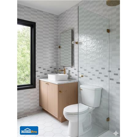 กระเบื้องผนัง 25x40 ซม. ภูผา เดนิส ไวท์ A 1 ตร.ม._2