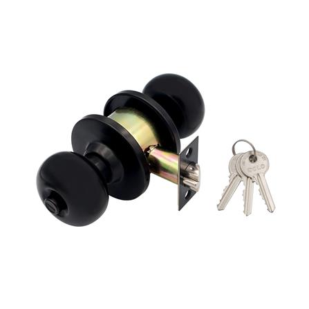 ลูกบิดทั่วไป SOLO 94 D-222 BP หัวจัน สีดำ_0