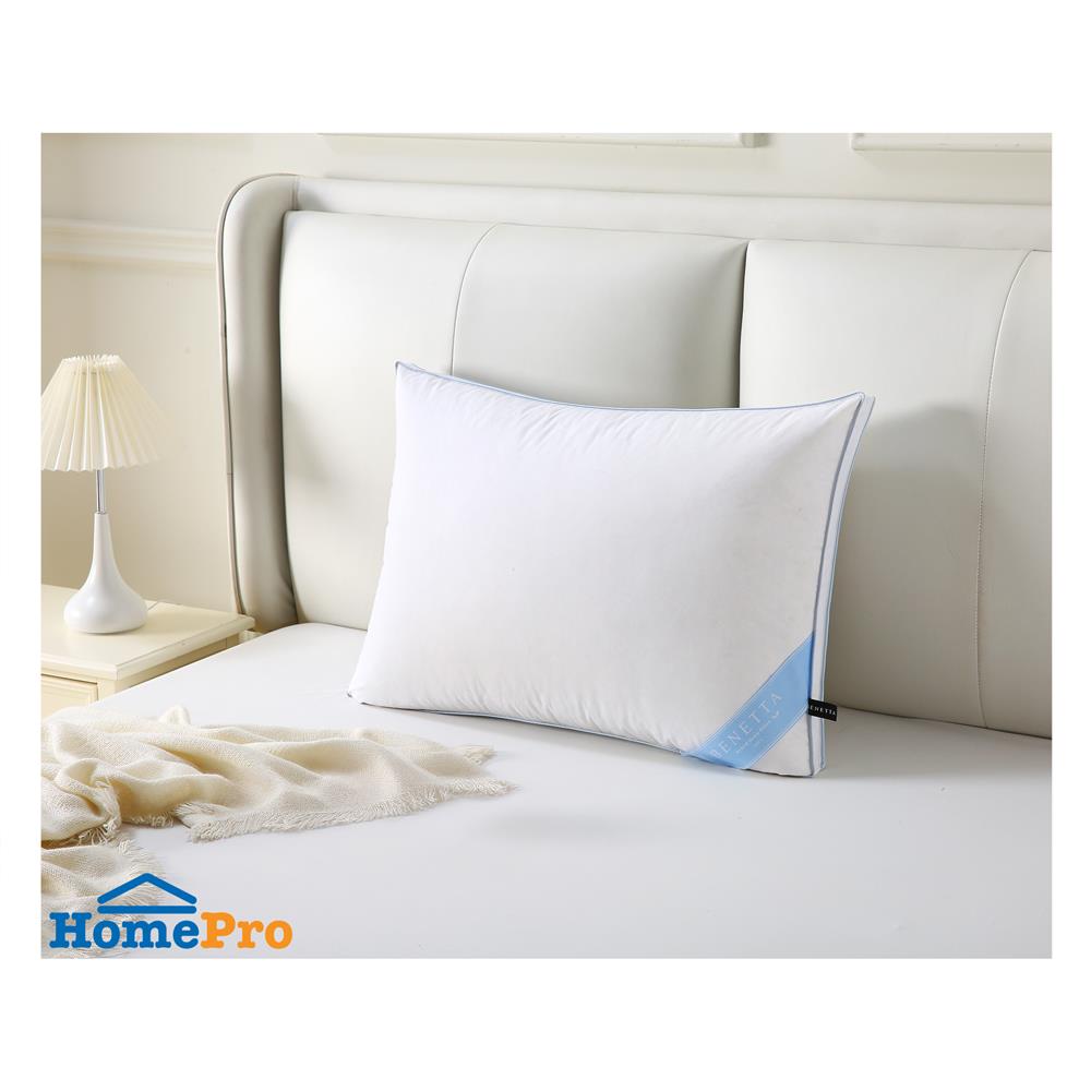 หมอนหนุน BENETTA HYBRID DOWN SOFT 50x70 ซม. สี WHITE