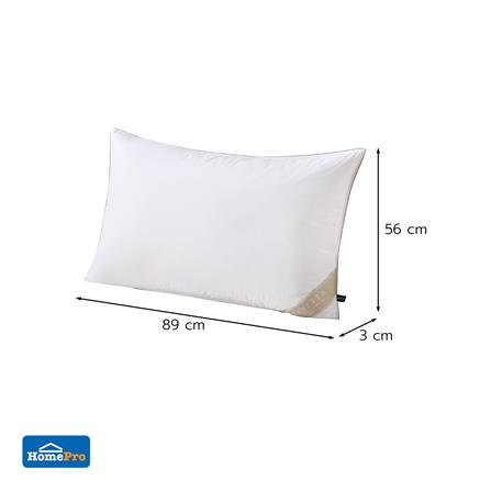 หมอนหนุน ขนห่าน BENETTA EXTRA GOOSE DOWN SOFT 22x35 นิ้ว สีขาว_7