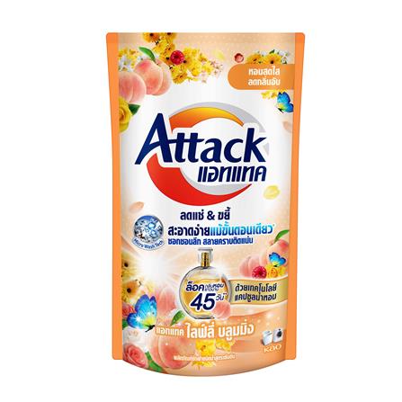 รีฟิลน้ำยาซักผ้า ATTACK 600 มล. LIVELY BLOOMING_0