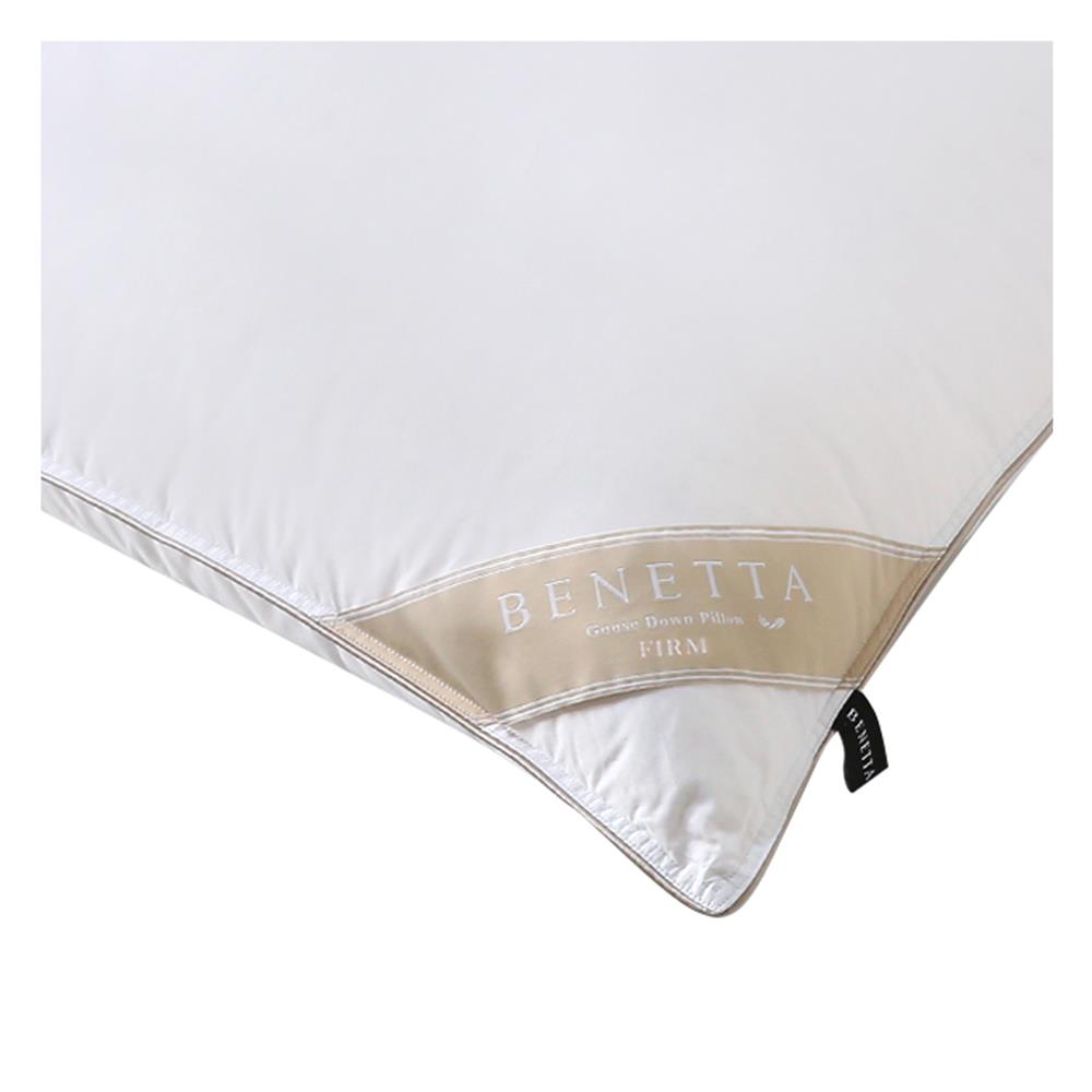 หมอนหนุน ขนห่าน BENETTA EXTRA GOOSE DOWN FIRM 22x35 นิ้ว สีขาว