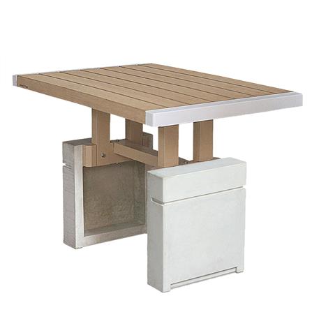 โต๊ะสนาม BUA DESIGN BUASTONE 6.0 120 ซม. สีธรรมชาติ_0