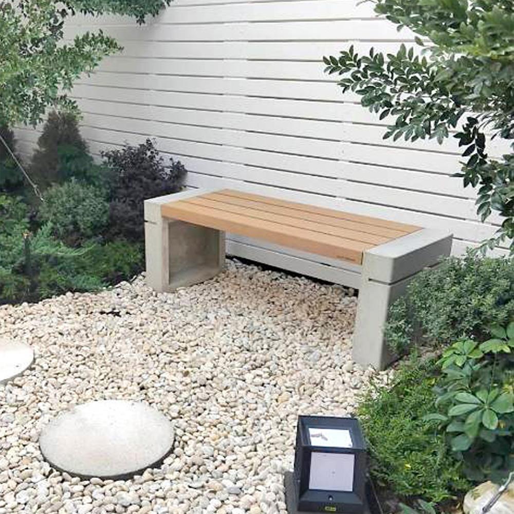 ม้านั่งสนาม BUA DESIGN BUASTONE 6.0 สีธรรมชาติ